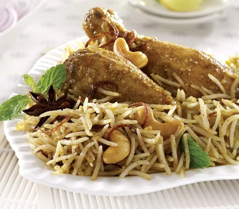Sujata Chicken Biryani Sauce Mix prepared