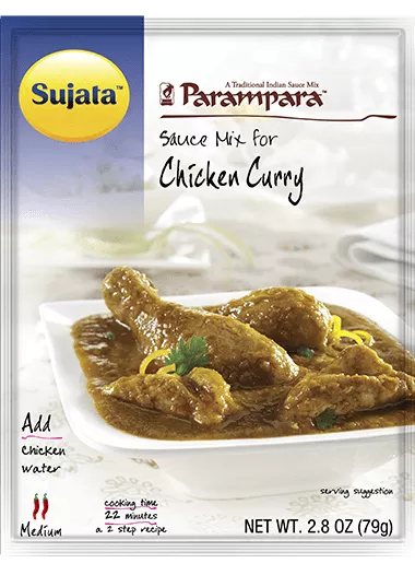 Sujata Chicken Curry Sauce Mix package