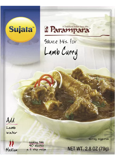 Sujata Sauce Mix for Lamb Curry packet