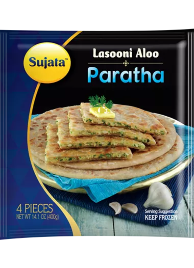 Lasooni Aloo Paratha package