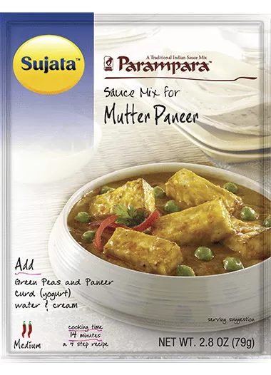 Sujata Mutter Paneer Sacue Mix packet