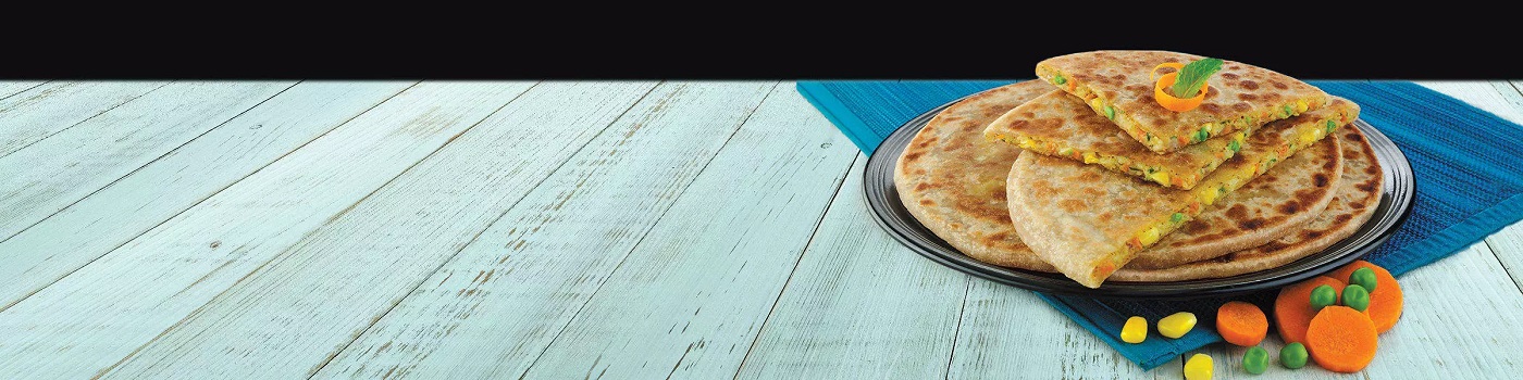 Mix Veg Paratha prepared