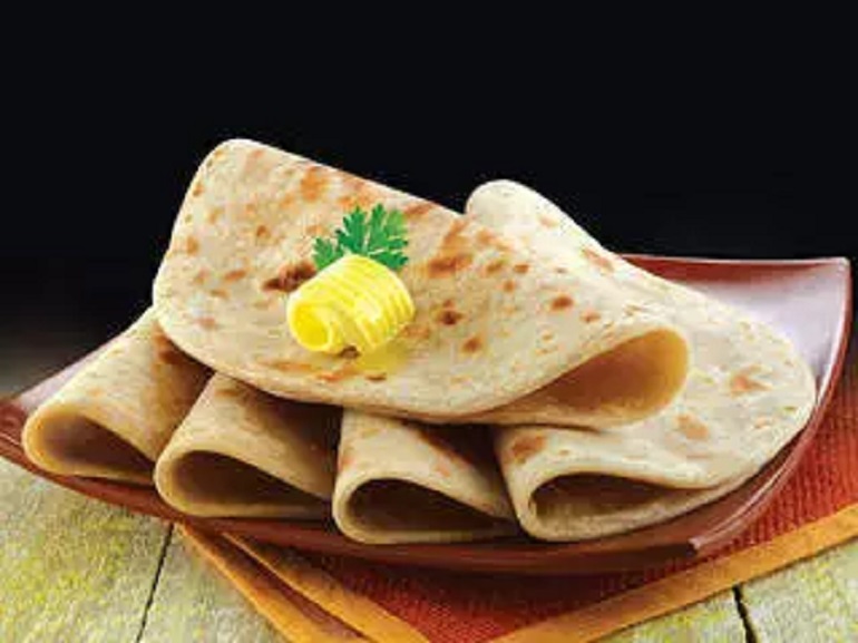 Plain Paratha prepared